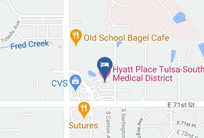 Tulsa - Hyatt Place Tulsa South Medical District Maps