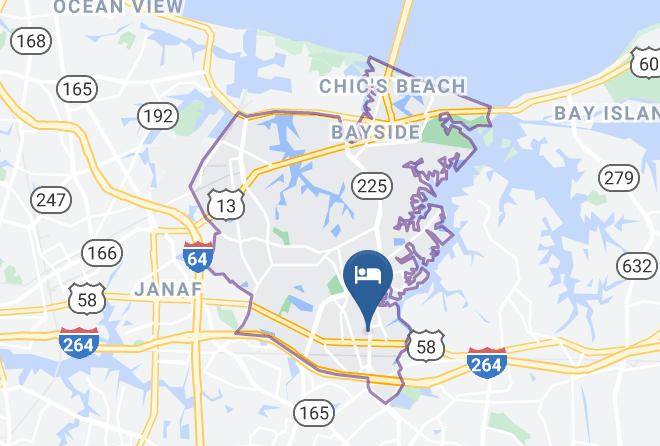 Virginia Beach City - Hyatt Place Virginia Beach Town Center Maps