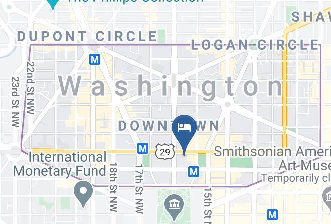 City Of Washington - Hyatt Place Washington Dc White House Maps