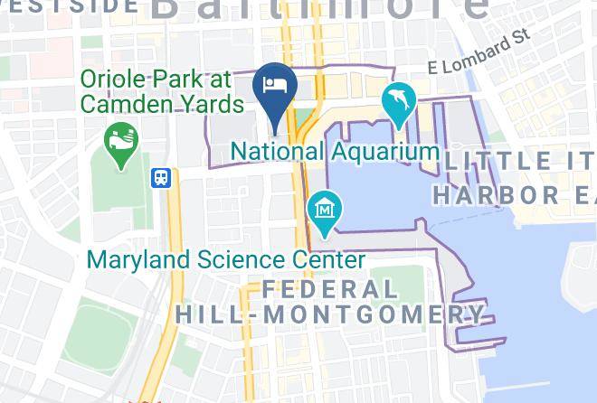 Hyatt Regency Baltimore Inner Harbor Map
