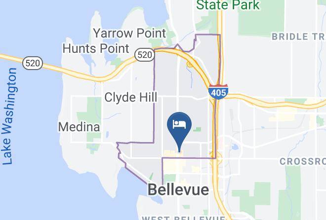 Hyatt Regency Bellevue On Seattle's Eastside Map
