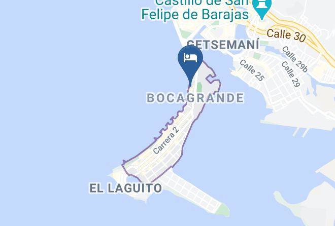 Cartagena De Indias - Hyatt Regency Cartagena Maps