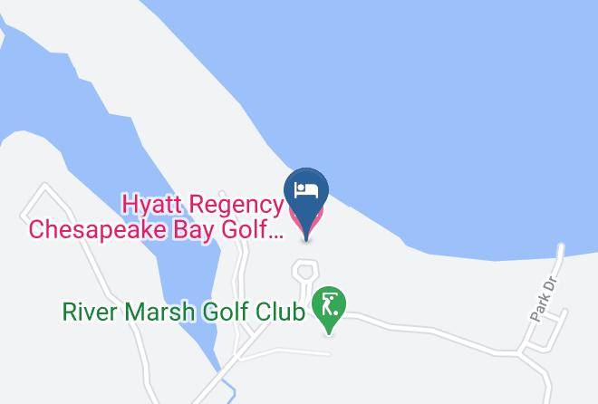 Hyatt Regency Chesapeake Bay Golf Resort Spa And Marina Map