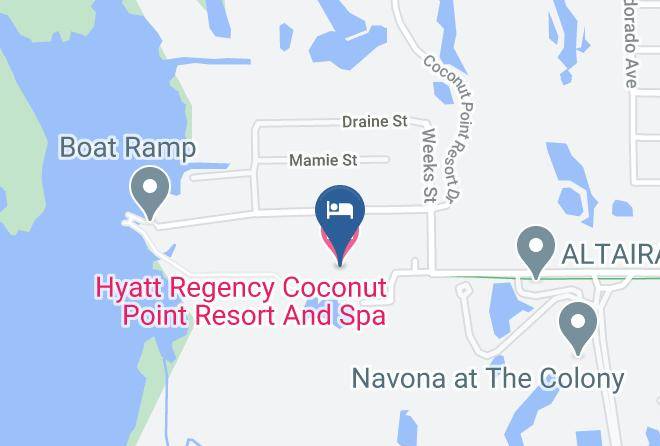 Lee - Hyatt Regency Coconut Point Resort And Spa Maps