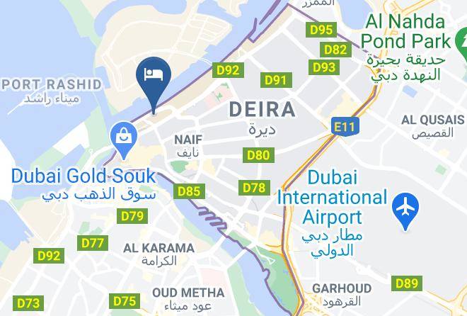 Dubai - Hyatt Regency Galleria Residence Dubai Maps