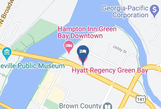 Brown - Hyatt Regency Green Bay Maps