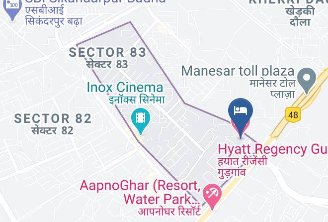 Gurgaon - Hyatt Regency Gurgaon Maps
