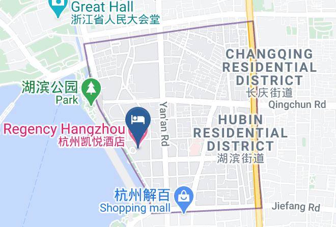 Hyatt Regency Hangzhou Map