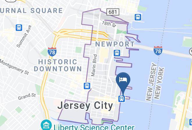 Hudson - Hyatt Regency Jersey City On The Hudson Maps