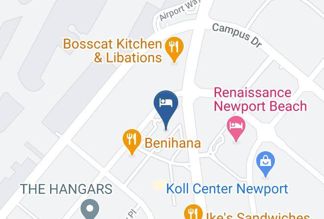 Orange - Hyatt Regency John Wayne Airport Newport Beach Maps