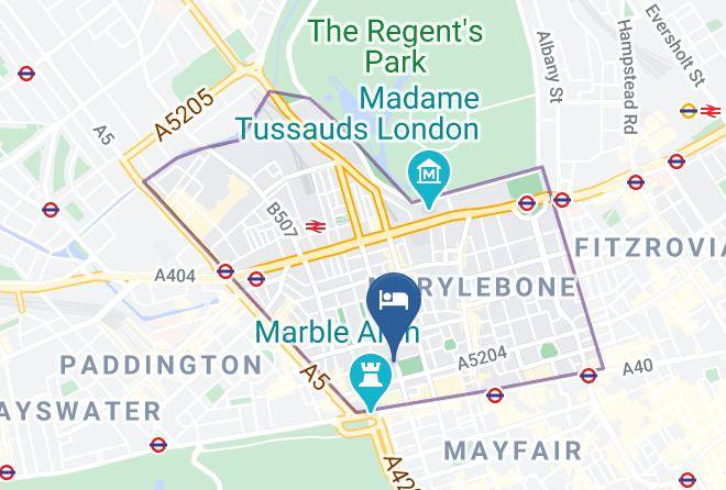 London - Hyatt Regency London The Churchill Maps