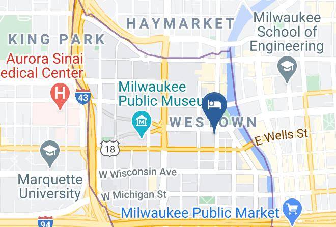 Milwaukee - Hyatt Regency Milwaukee Maps