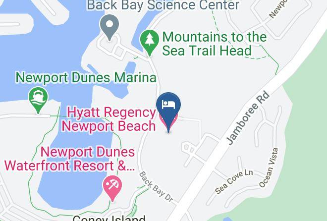 Orange - Hyatt Regency Newport Beach Maps