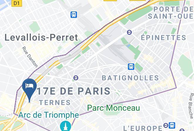 Hyatt Regency Paris Etoile Map