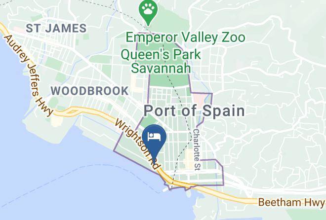 Port Of Spain - Hyatt Regency Trinidad Maps