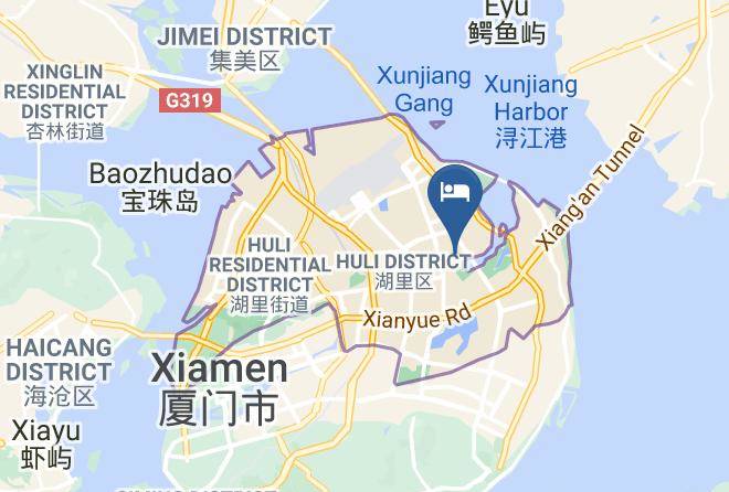 Xiamen - Hyatt Regency Xiamen Wuyuanwan Maps