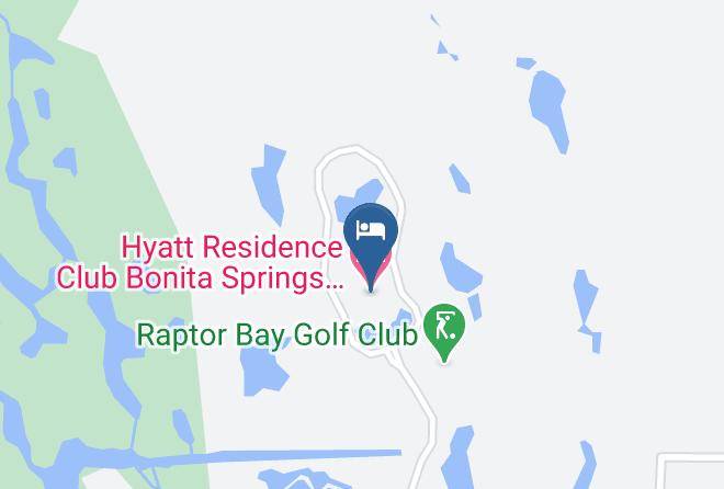 Hyatt Residence Club Bonita Springs Coconut Plantation Map