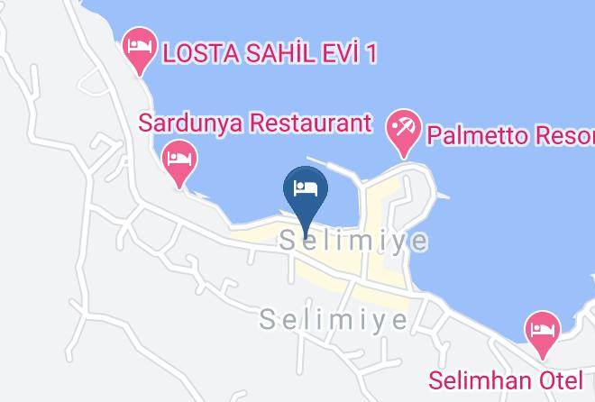 Mugla - Hydas Pansiyon Maps