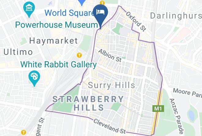 Sydney - Hyde Park Backpackers Maps