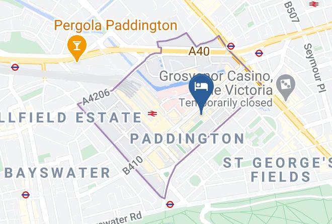 London - Hyde Park Court Hotel Maps