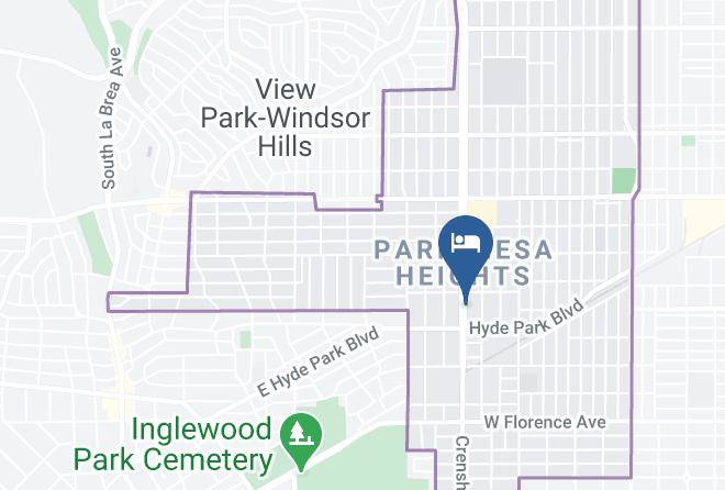 Los Angeles - Hyde Park Motel Maps
