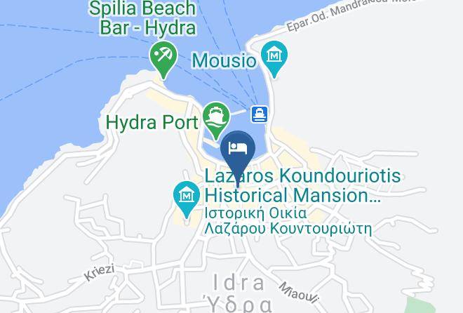 Perifereiaki Enotita Nison - Hydra Hotel Kirki Maps