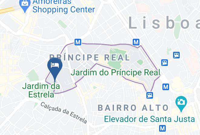 The Hygge Lisbon Suites Estrela Map