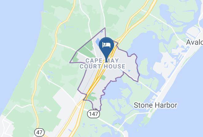 Cape May - Hyland Motor Inn Maps
