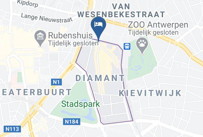 Antwerp - Hyllit Hotel Maps