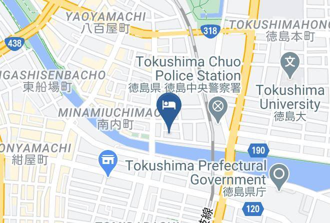 Tokushima City - Hyper Inn May Up Tokushima Maps