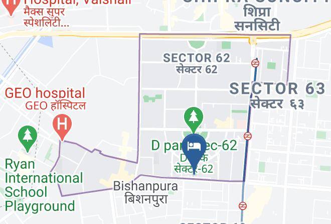 Hyphen Business Hotels Map