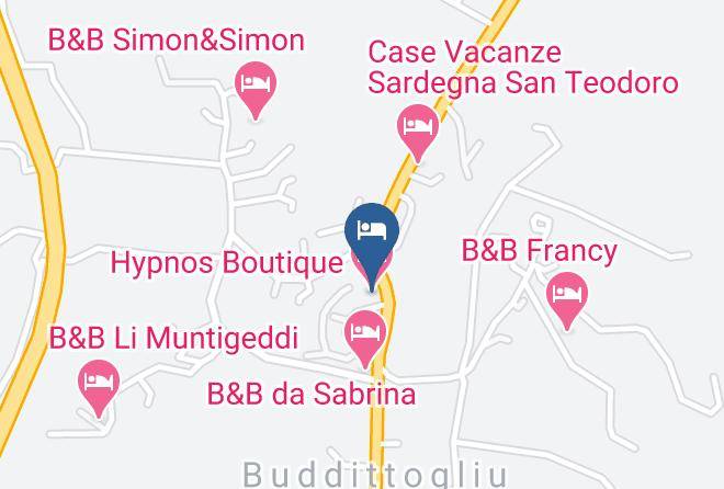 Sassari - Hypnos Boutique Hotel Maps