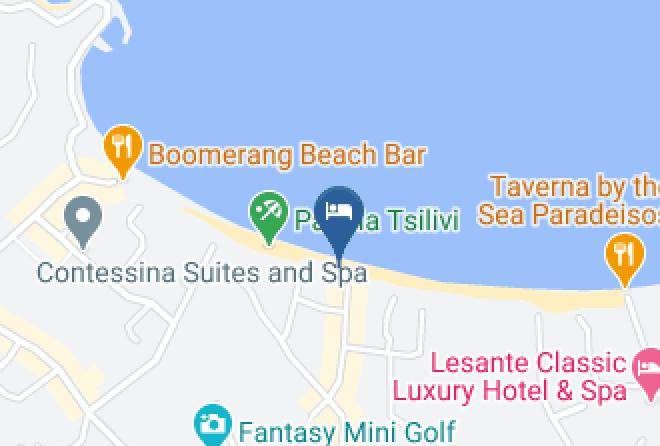 Iakinthos Tsilivi Beach Map