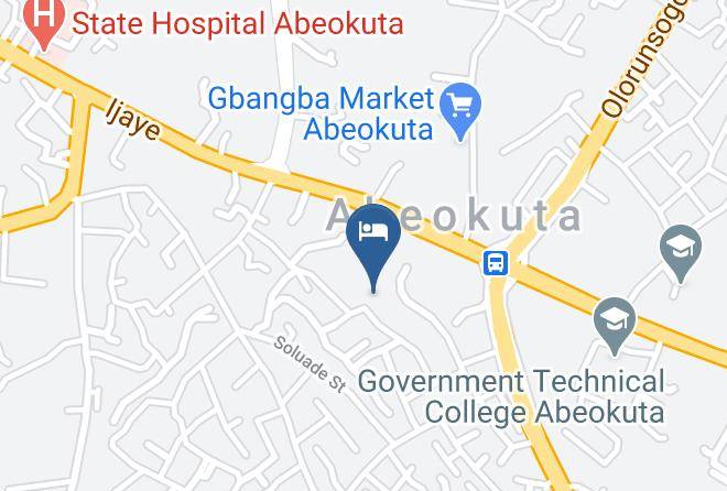 Abeokuta South - Ibd International Hotel Yewa Maps