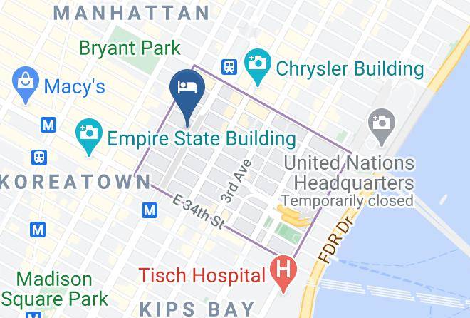 New York - Iberostar 70 Park Avenue Maps
