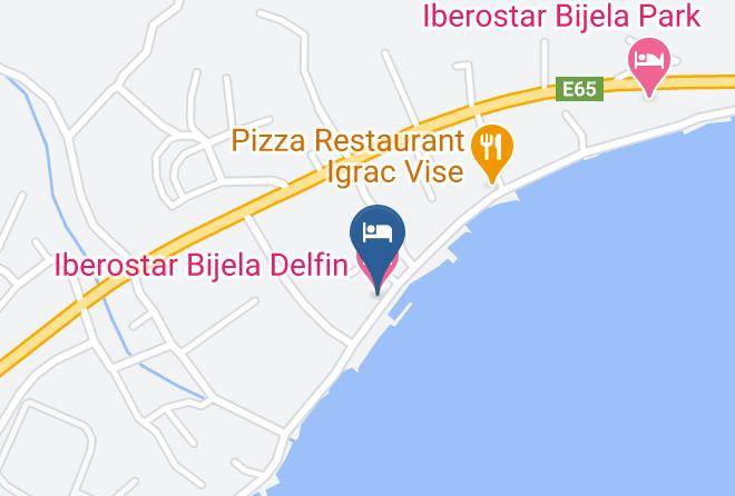 Herceg Novi - Iberostar Bijela Delfin Maps