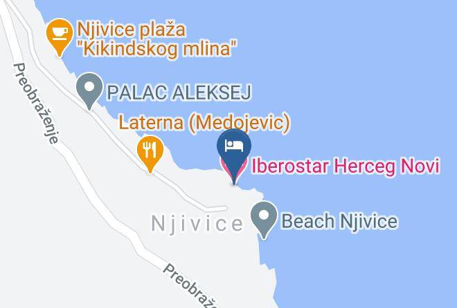 Herceg Novi - Iberostar Herceg Novi Maps