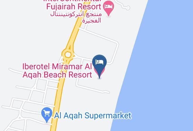 Taween Area - Iberotel Miramar Al Aqah Beach Resort Maps