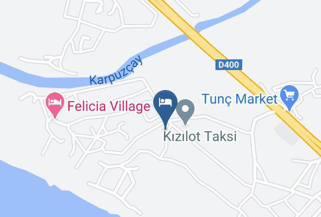 Antalya - Otel Serra Palace Maps