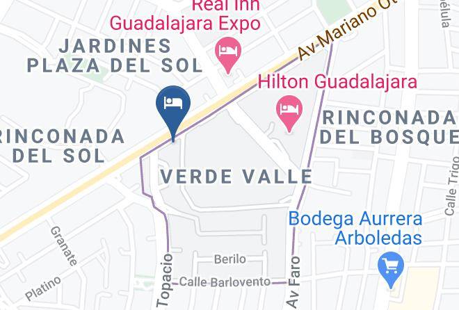 Guadalajara - Ibeurohotel Maps
