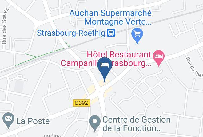 Bas Rhin - Ibis Strasbourg Aeroport Le Zenith Maps
