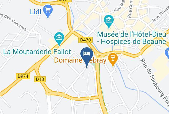 Cote D Or - Ibis Beaune Centre Maps