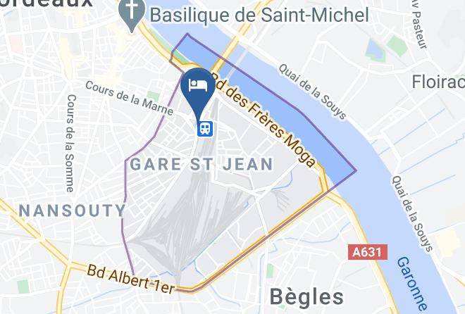 Gironde - Ibis Bordeaux Saint Jean Euratlantique Maps