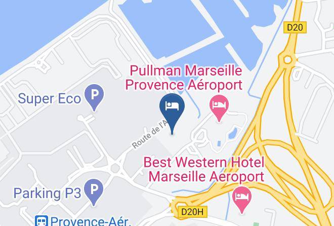 Bouches Du Rhone - Ibis Budget Aeroport Marseille Provence Maps