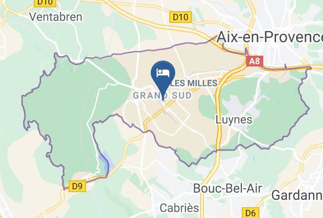Bouches Du Rhone - Ibis Budget Aix En Provence Les Milles Maps