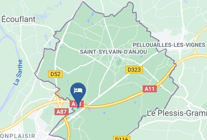 Maine Et Loire - Ibis Budget Angers Parc Des Expositions Maps