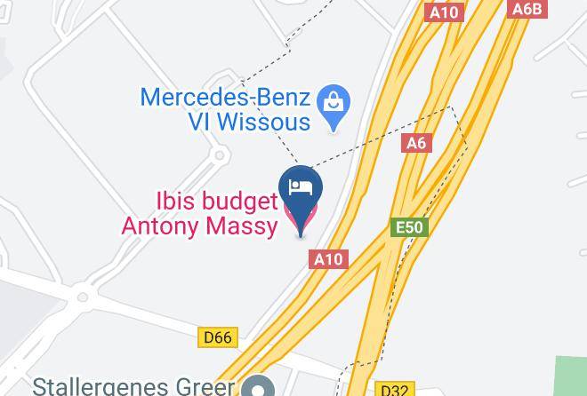 Hauts De Seine - Ibis Budget Antony Massy Maps