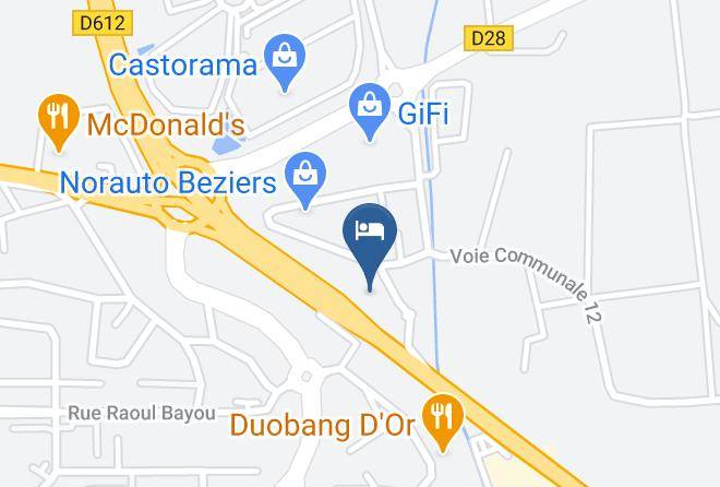 Herault - Ibis Budget Beziers Est La Giniesse Maps