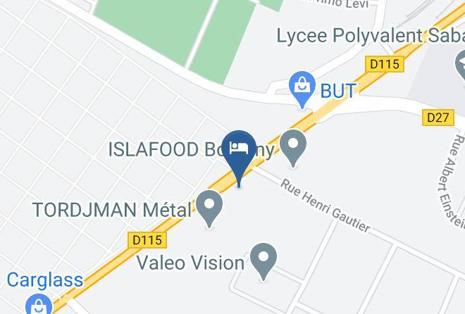 Seine St Denis - Ibis Budget Bobigny Pantin Maps