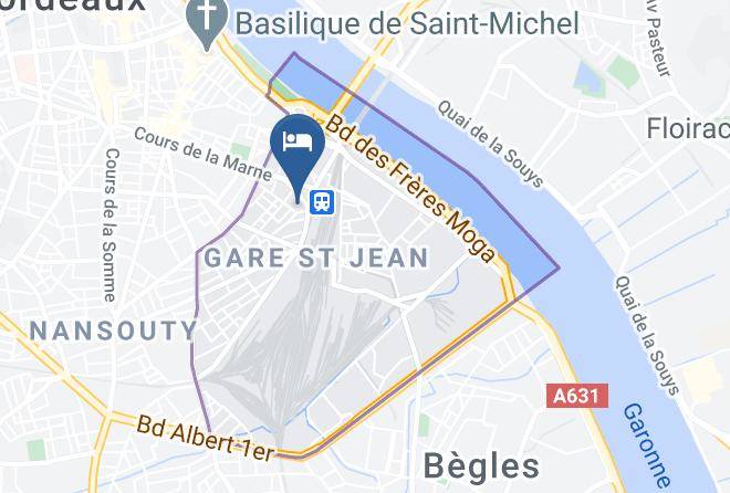 Gironde - Ibis Budget Bordeaux Gare Saint Jean Maps